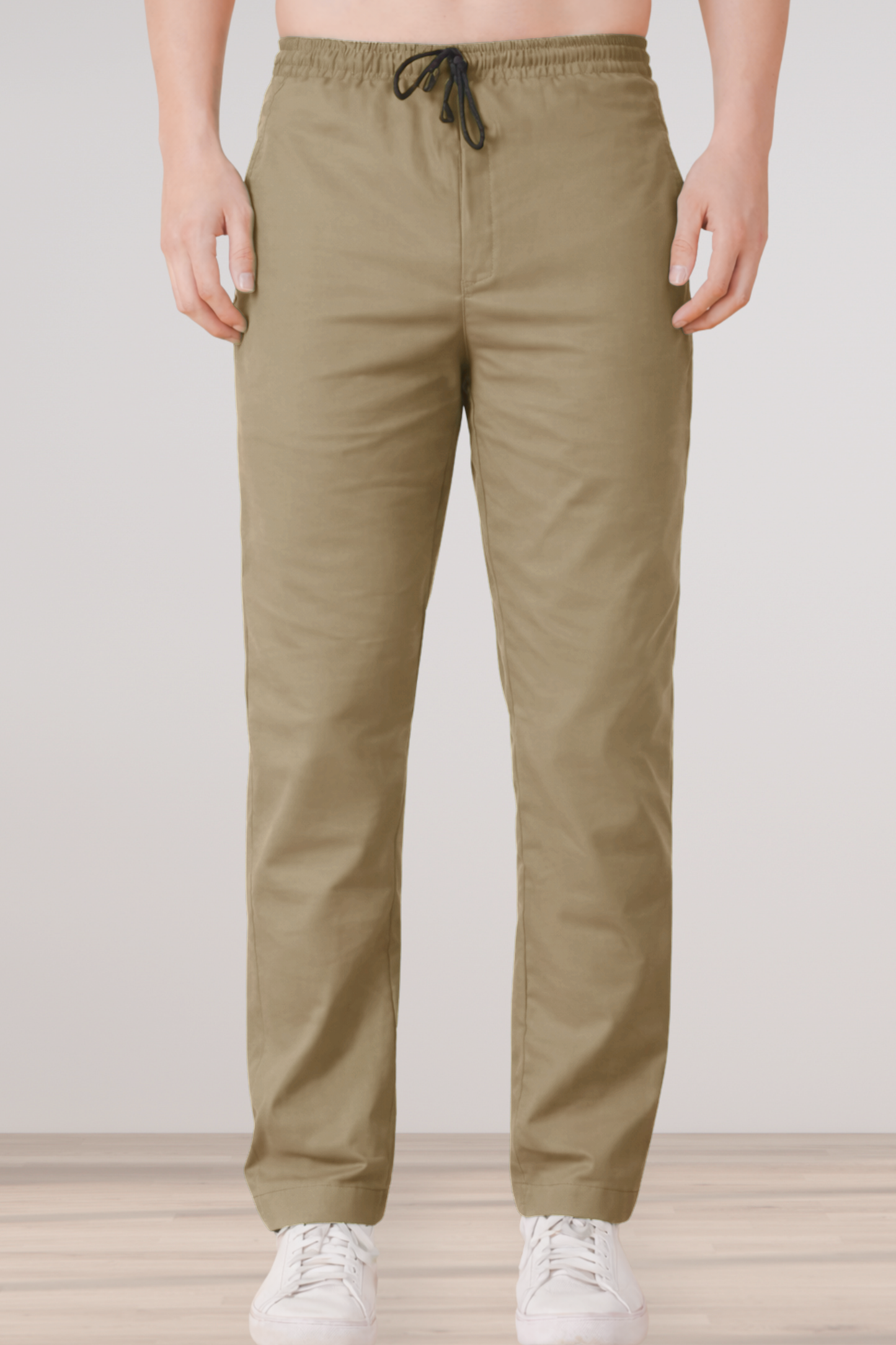 Beige Cotton Cargo - 2 Pocket