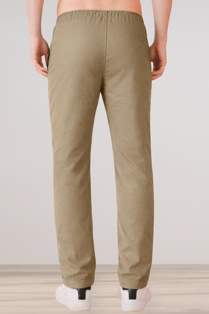 Beige Cotton Cargo - 2 Pocket
