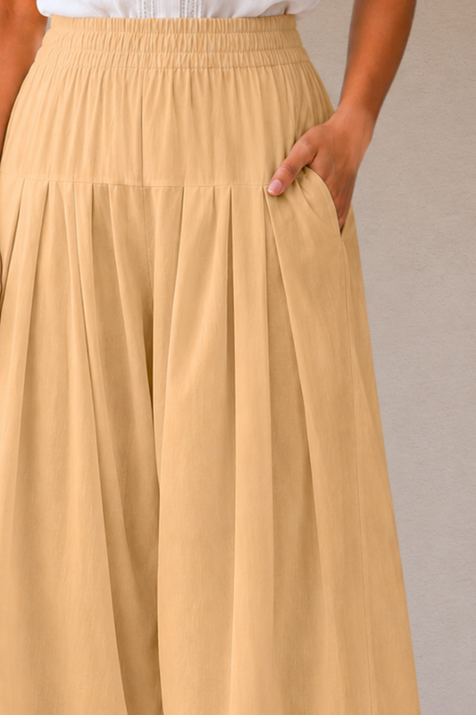 Beige Cotton Farshi Salwar