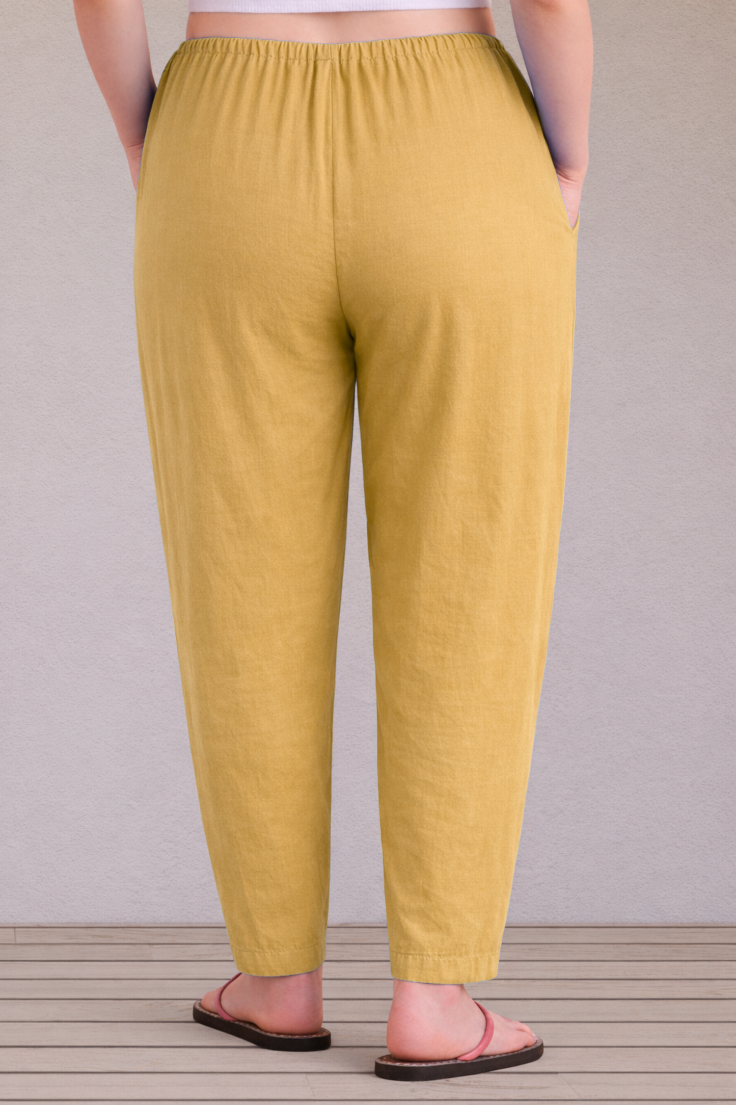 Beige Easy Fit Cotton Maternity Salwar