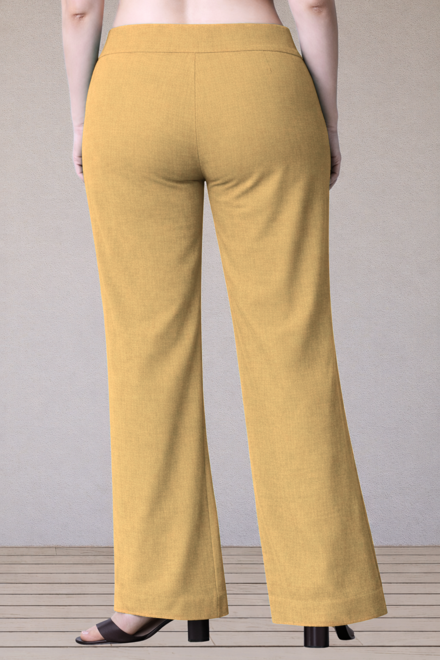 Beige Everyday Wide Leg Pants