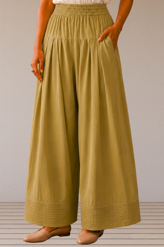 Beige Rayon Farshi Salwar