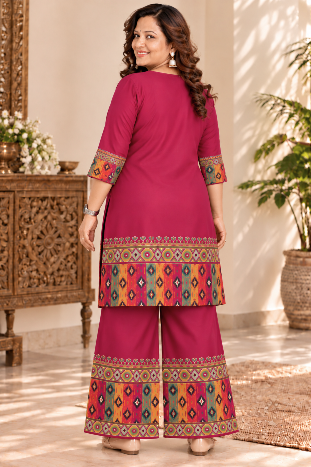 Raspberry Haze Muslin Co-ord Set