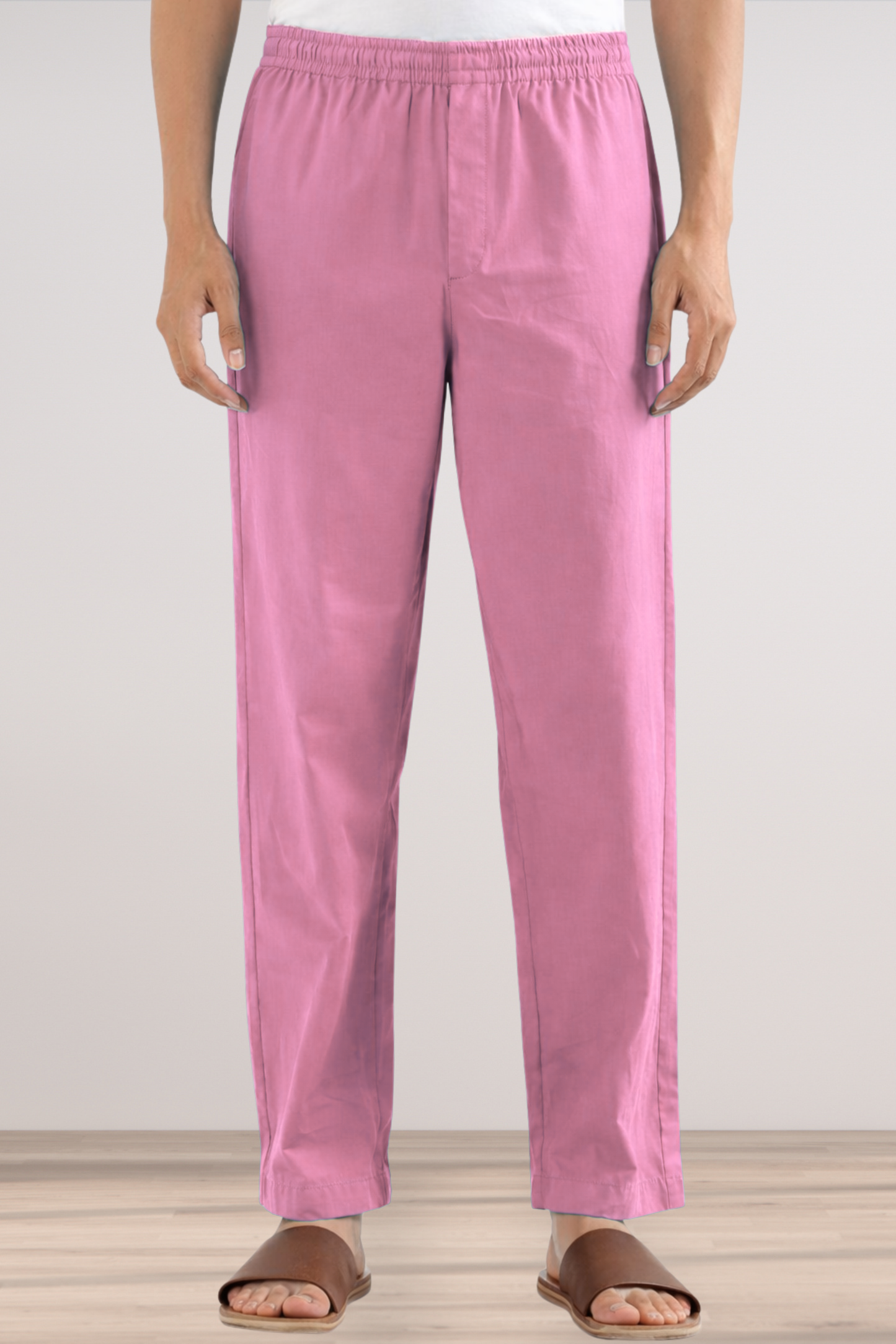 Berry Pink Cotton Pant Pajama