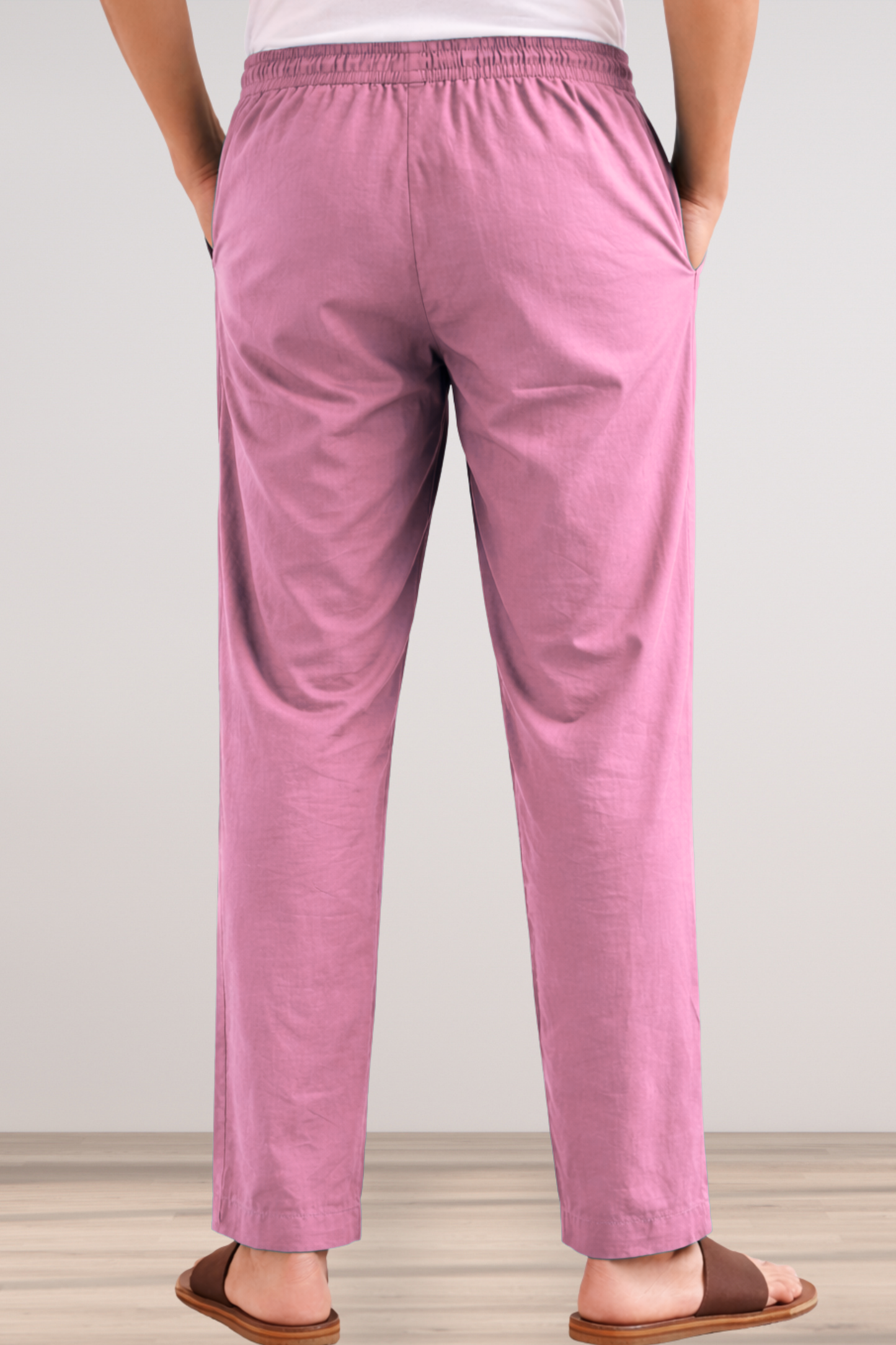 Berry Pink Cotton Pant Pajama