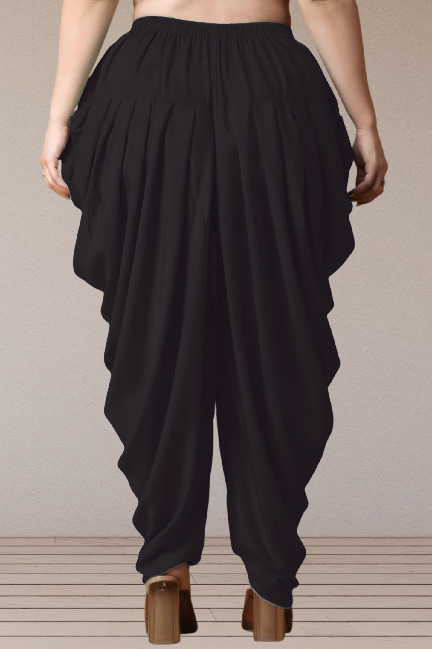 Black Belted Dhoti Salwar