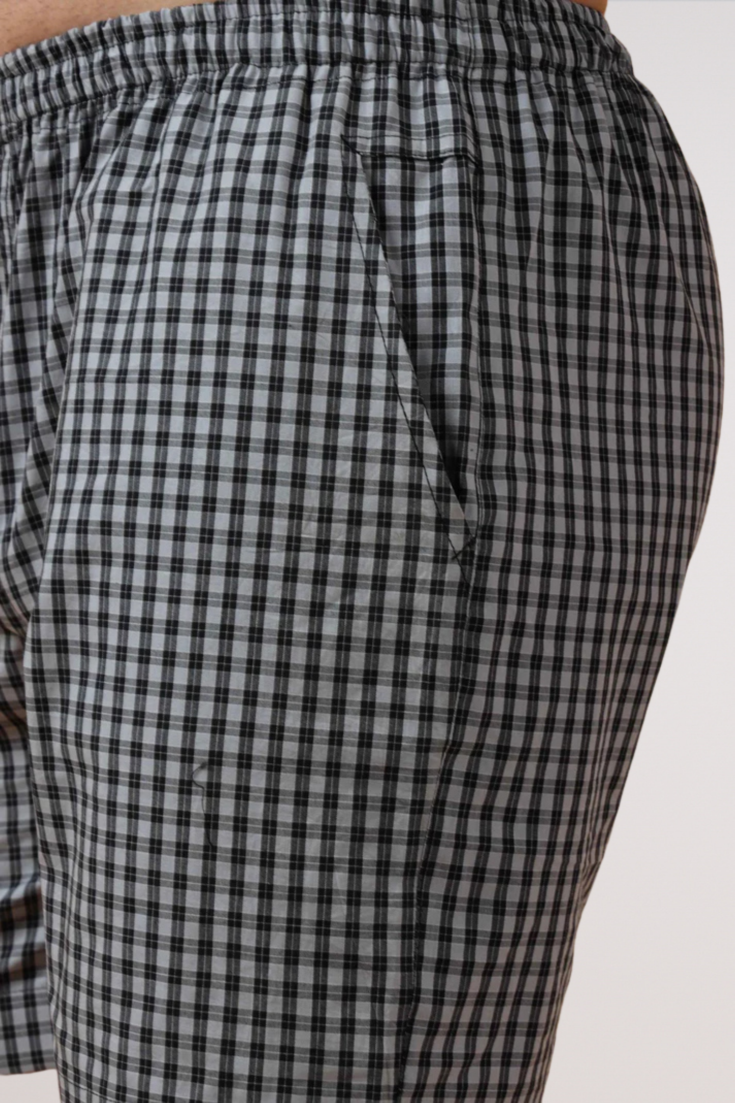 Black Cluster Cotton Shorts