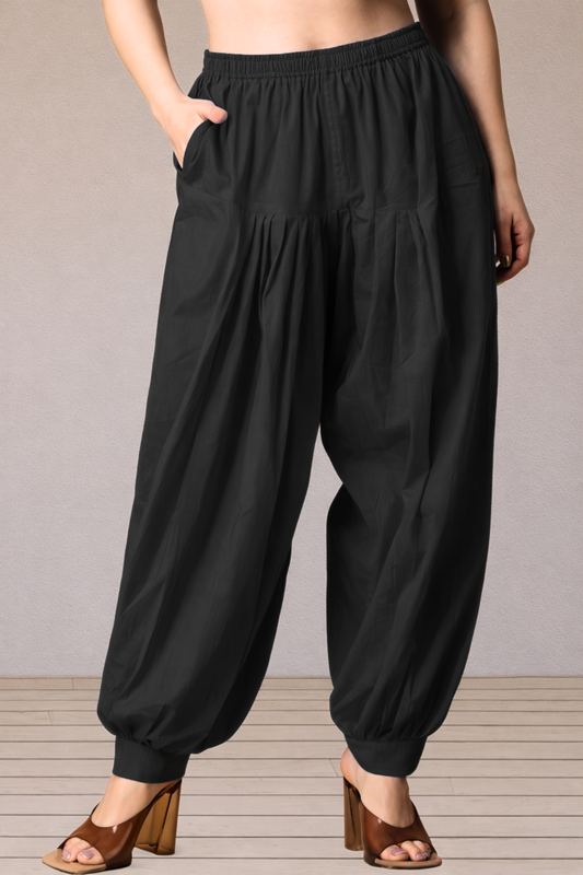 Black Cotton Afghani Salwar