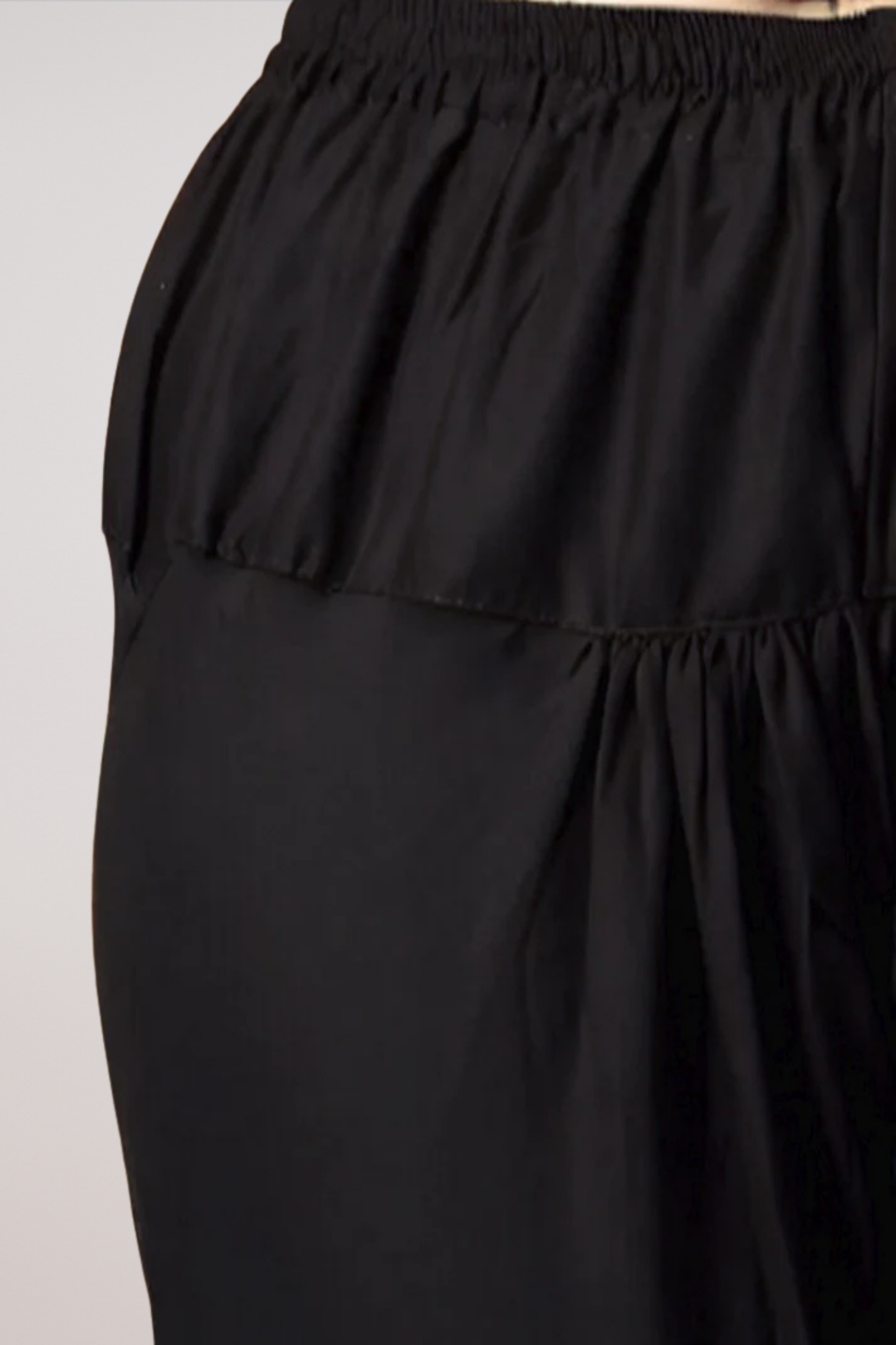 Black Cotton Churidar Pants
