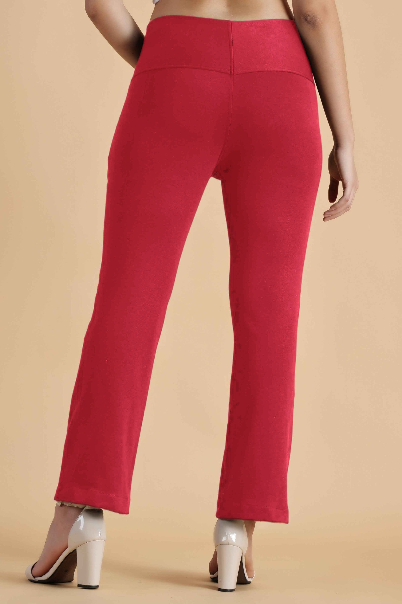 Rosy Red Tummy Tucker Pants