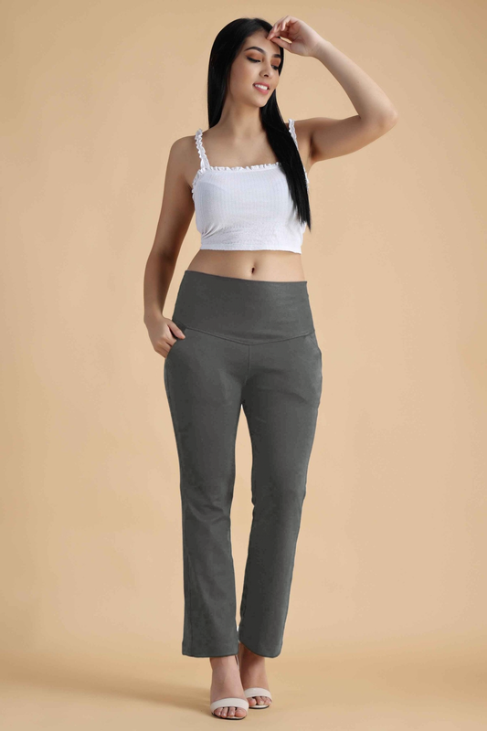 Grey Tummy Tucker Pant