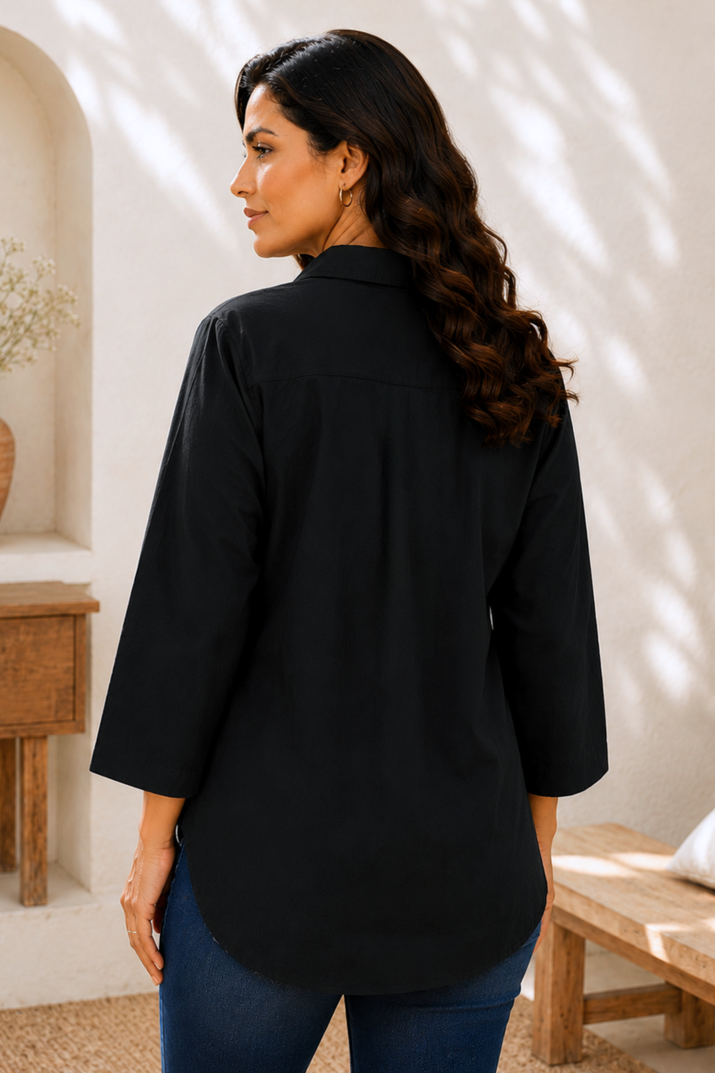 Black Ebony Solid Everyday Shirt