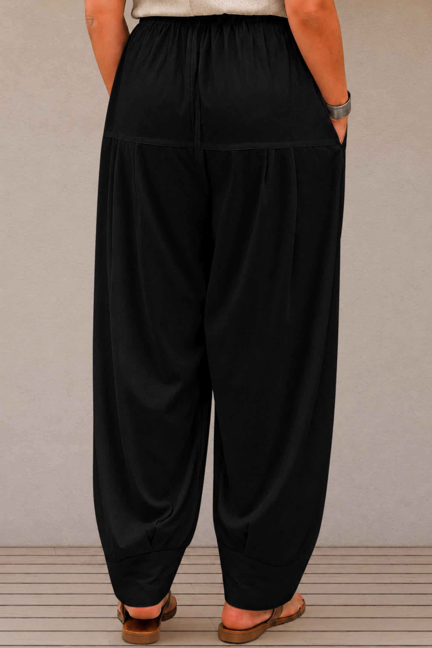 Black Rayon Farshi Salwar