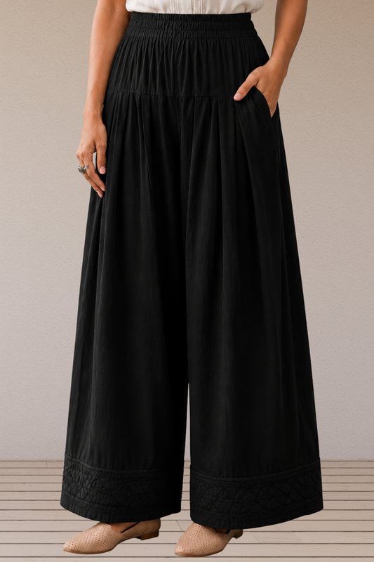 Black Rayon Farshi Salwar