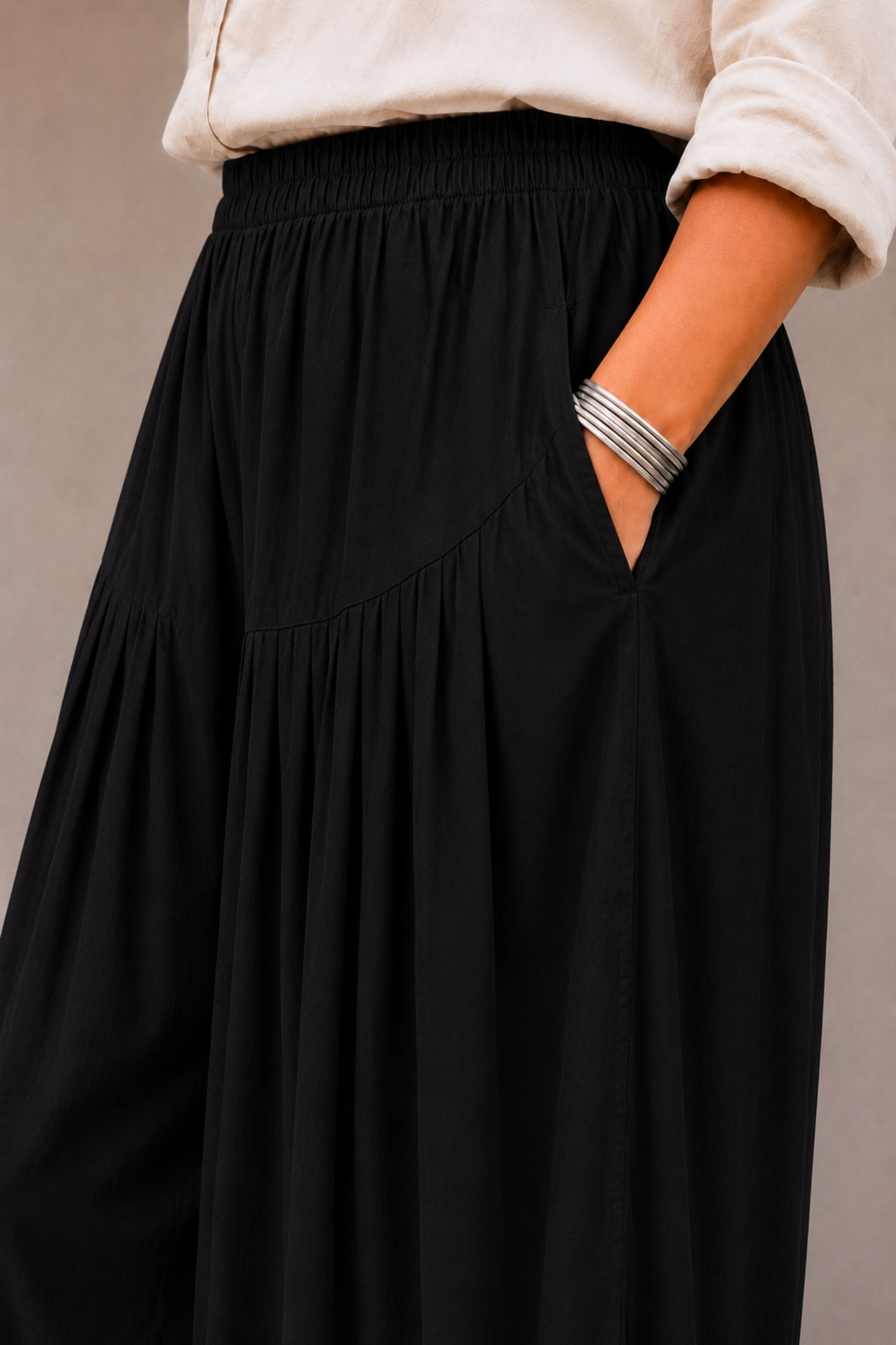 Black Rayon Farshi Salwar