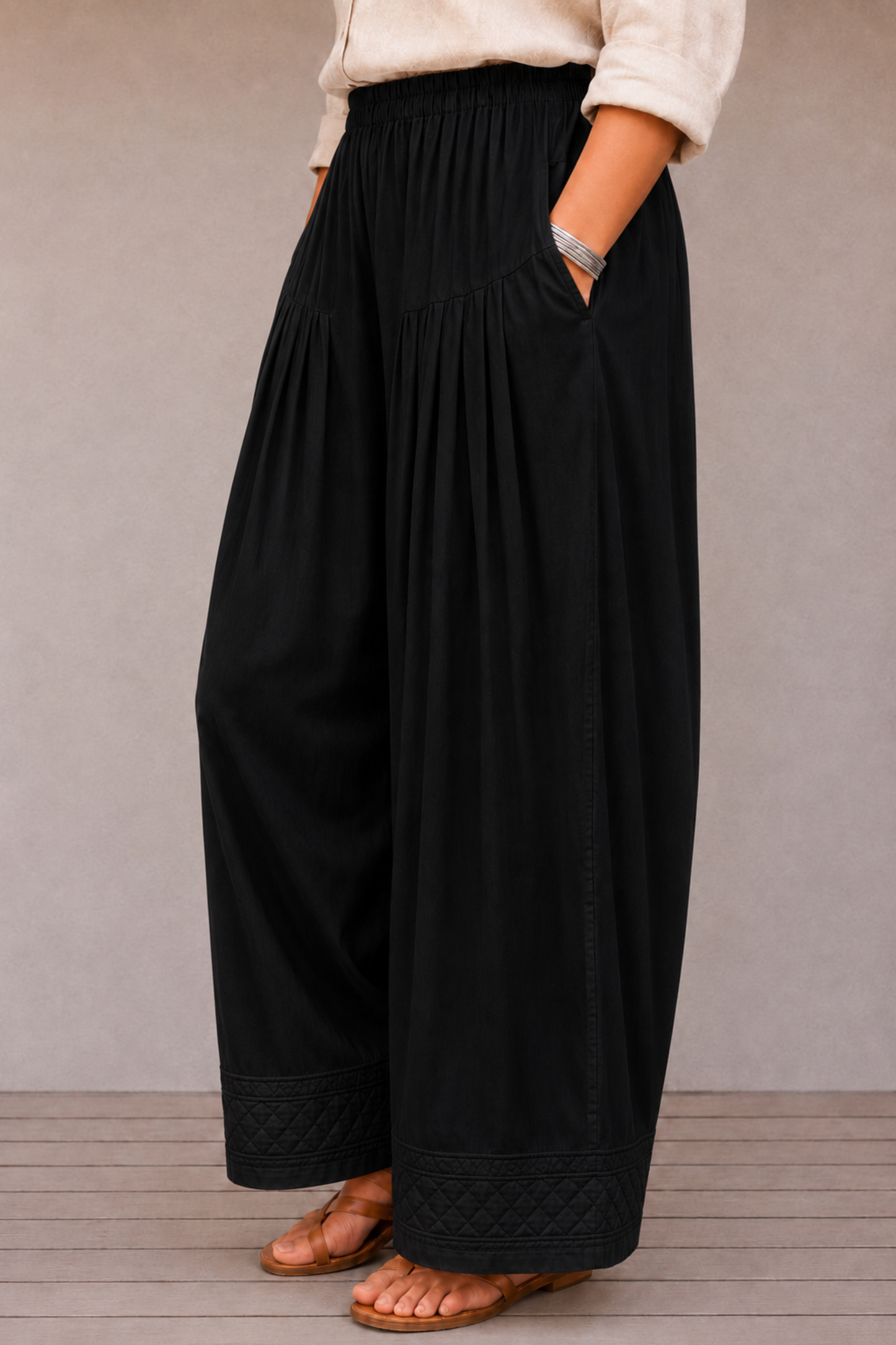 Black Rayon Farshi Salwar