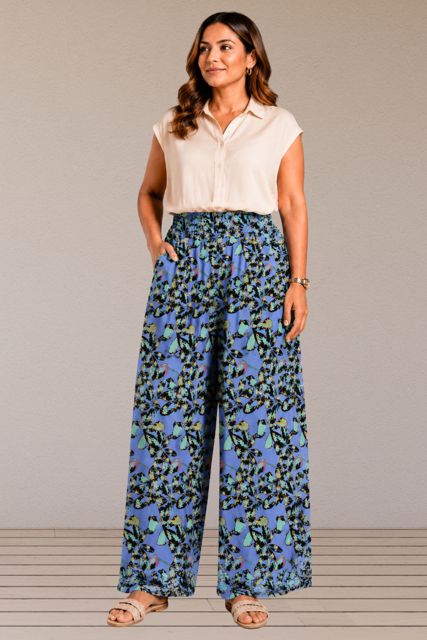 Blue Haven Floral Lounge Pants