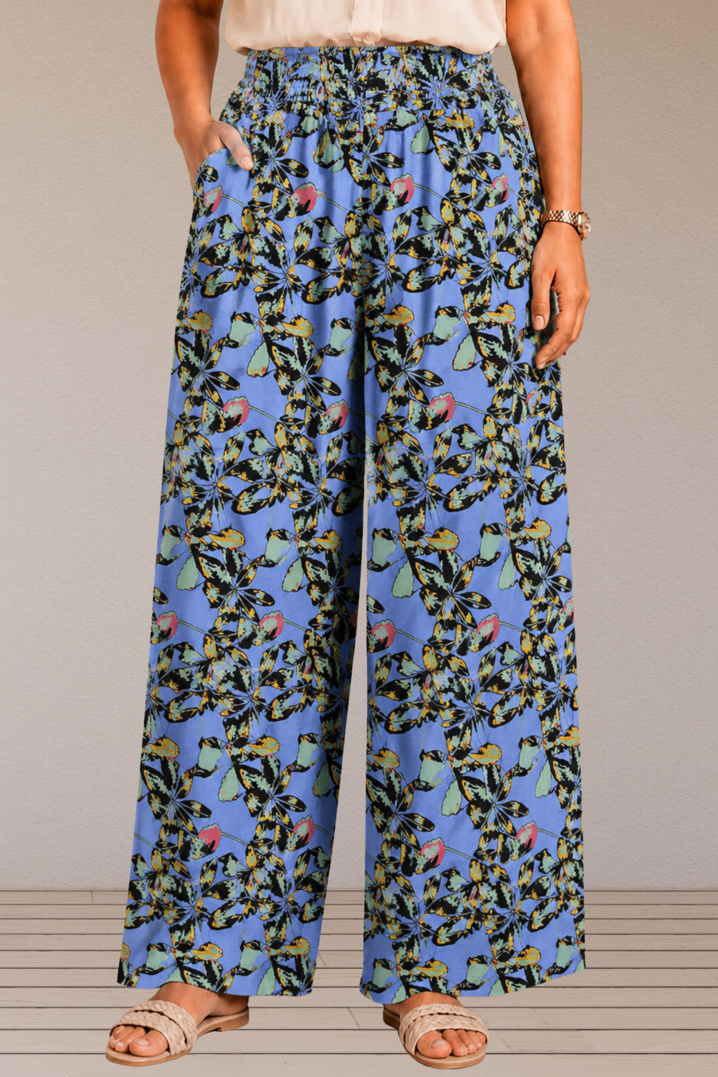 Blue Haven Floral Lounge Pants