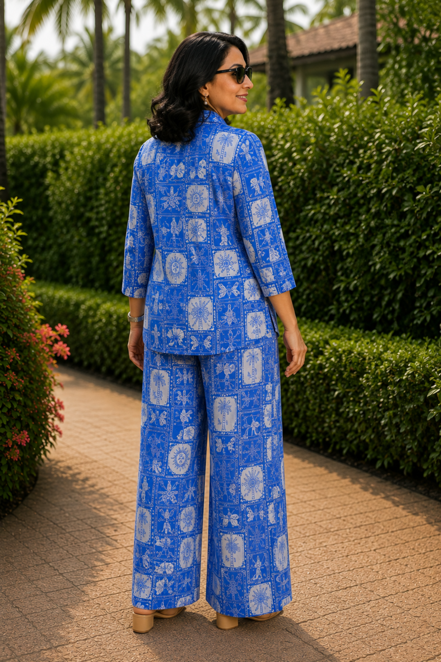 Blue Voyage Printed Co-ord Set