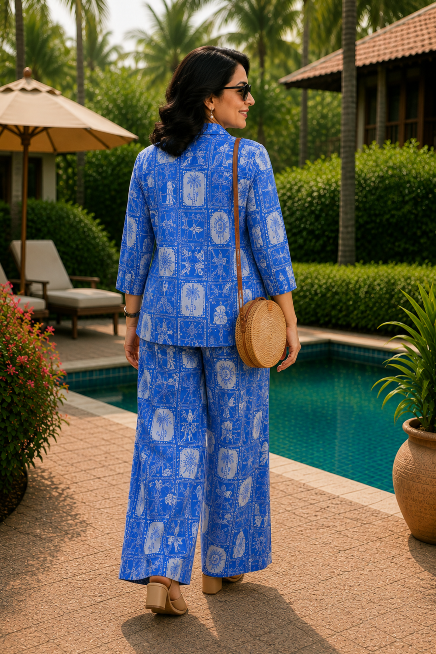 Blue Voyage Printed Co-ord Set