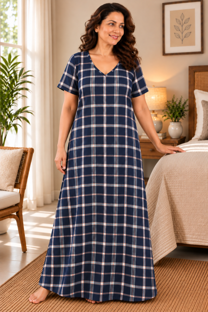 Indigo Weekend Rayon Lounge Dress