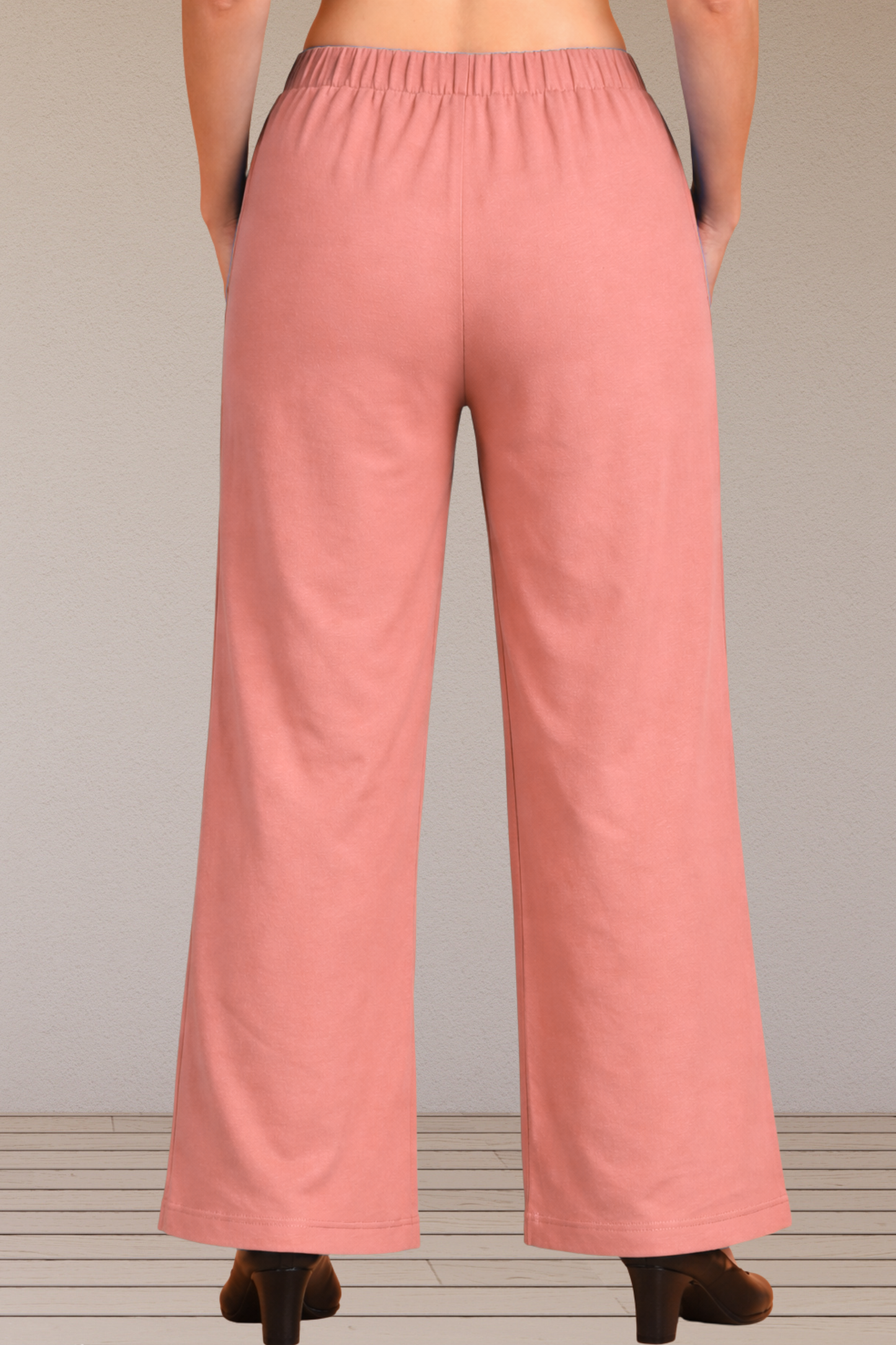 Blush Linen Cotton Ease Pants