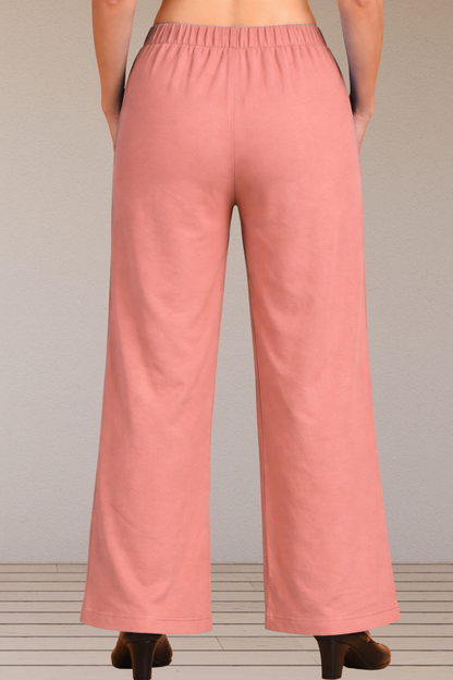 Blush Linen Cotton Ease Pants
