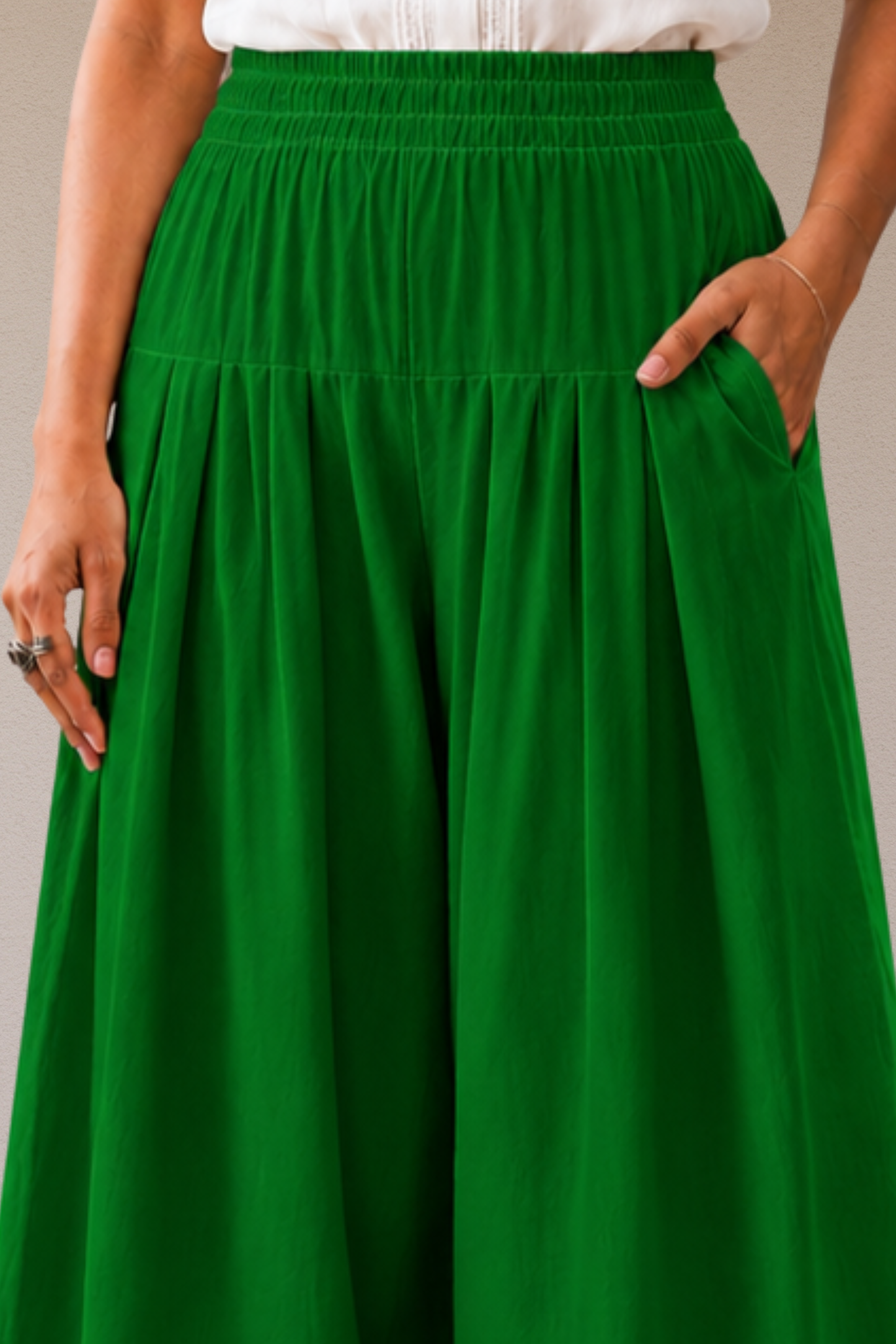 Dark Green Cotton Farshi Salwar