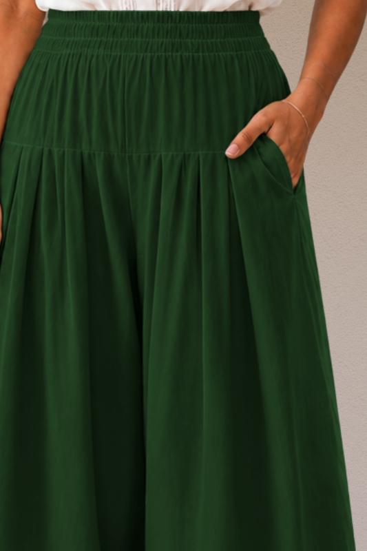 Bottle Green Cotton Farshi Salwar