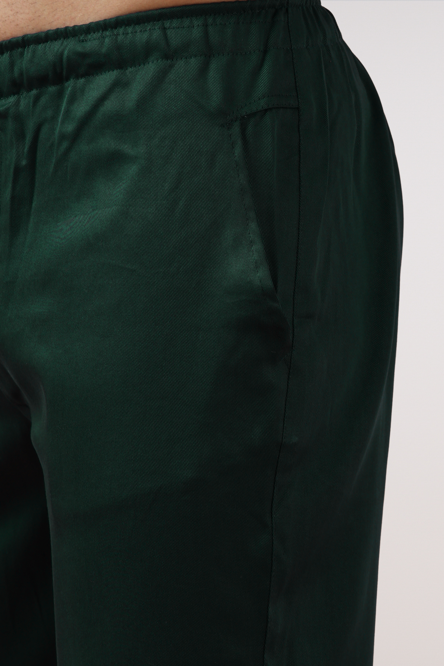 Bottle Green Tencel Capri