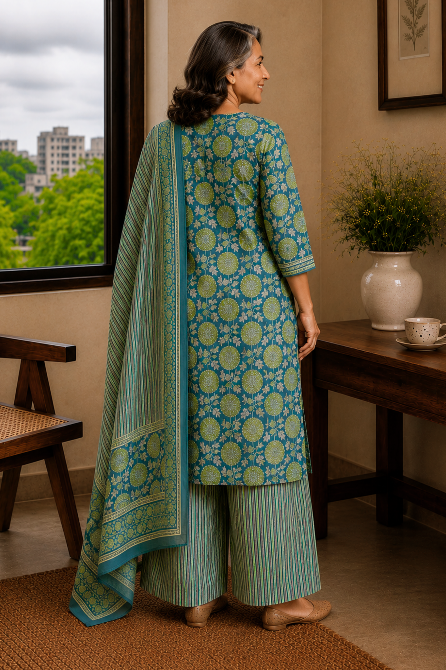 Breezy Muse Cotton Suit Set