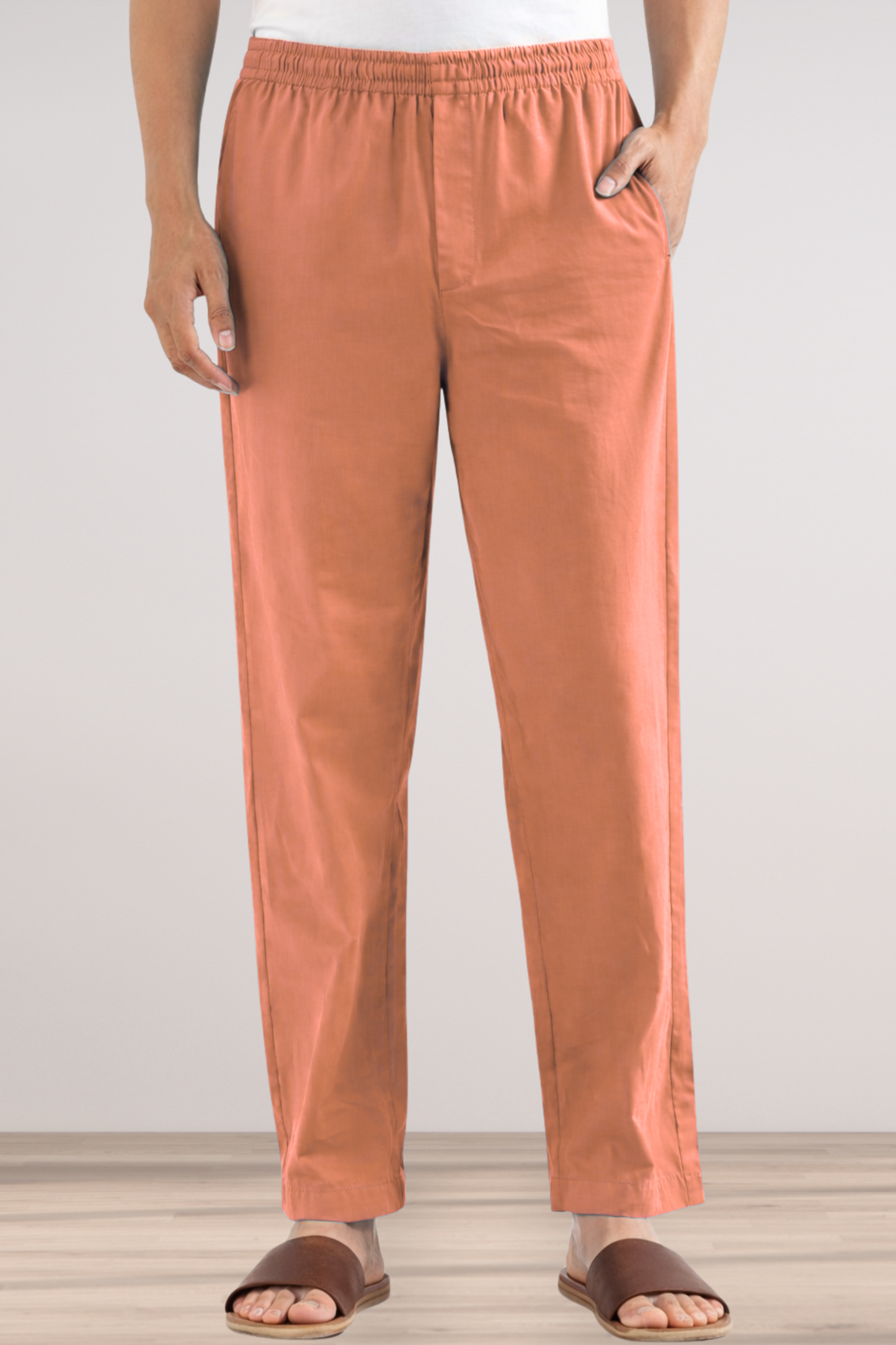 Brick Cotton Pant Pajama