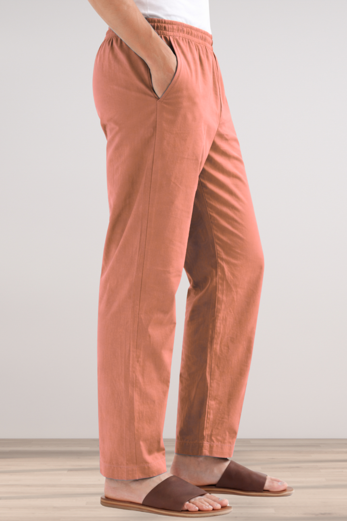 Brick Cotton Pant Pajama