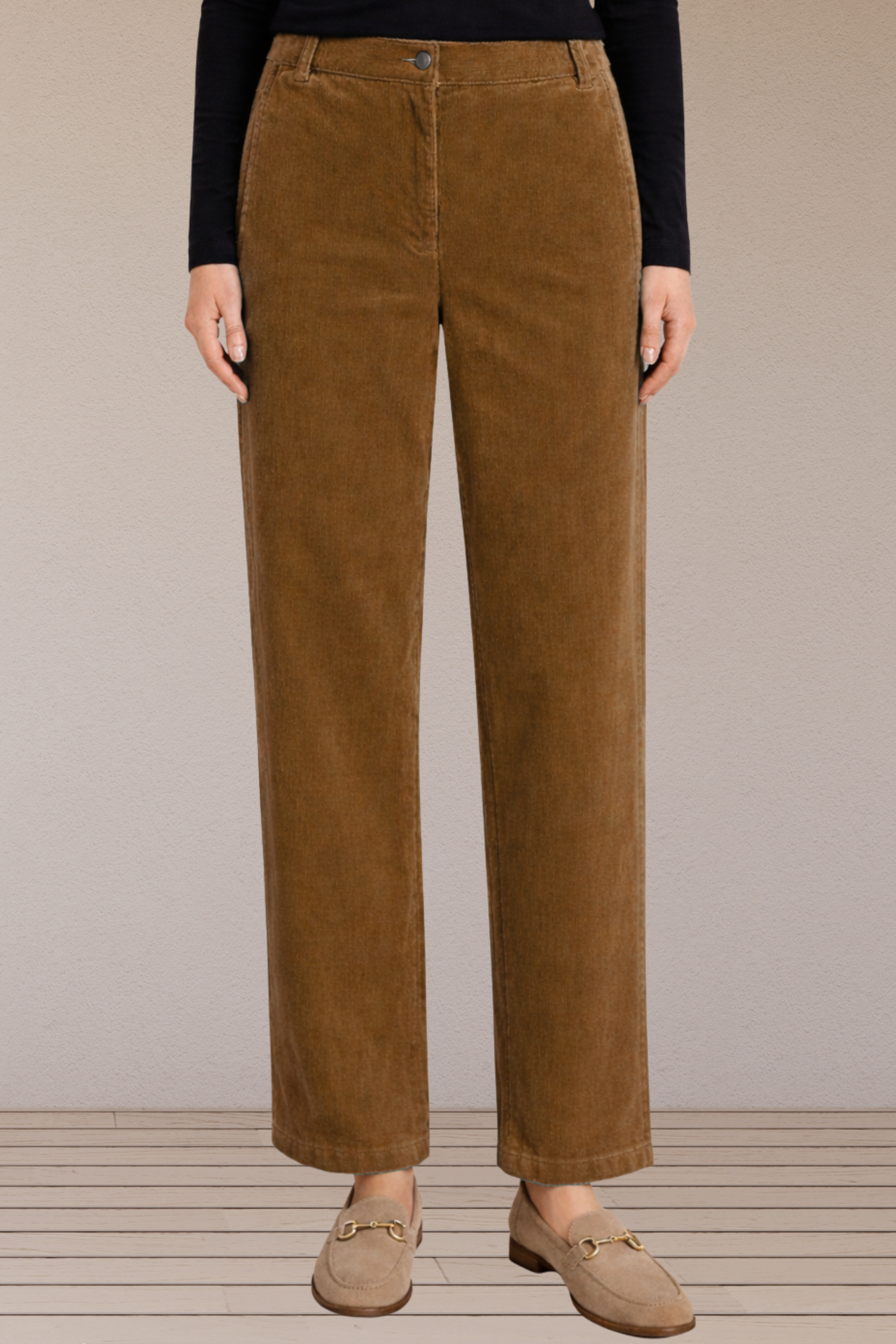 Buy Plus Size ​Brown Corduroy Pant | Apella - The XS to 10XL Store