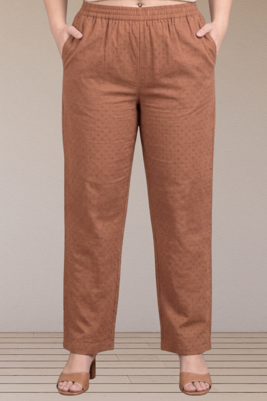 Brown Mitti Cotton Pant
