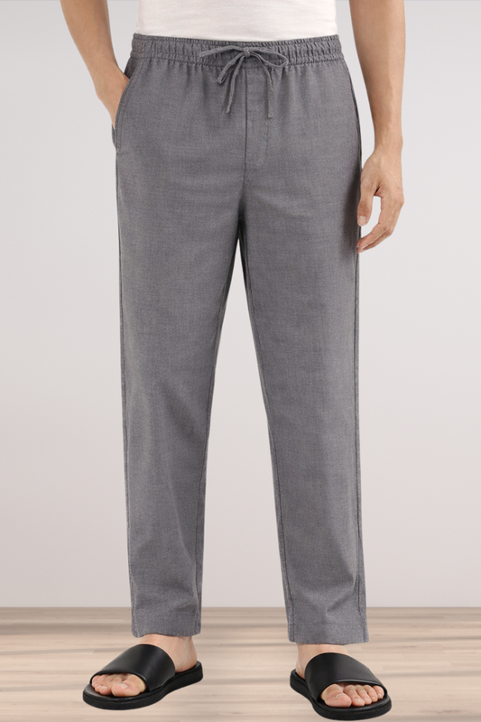 Bubble Grey Cotton Pajama Pants