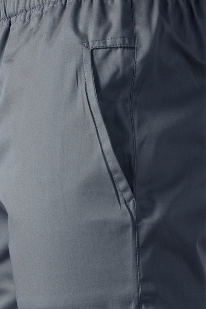 Bubble Grey Cotton Shorts