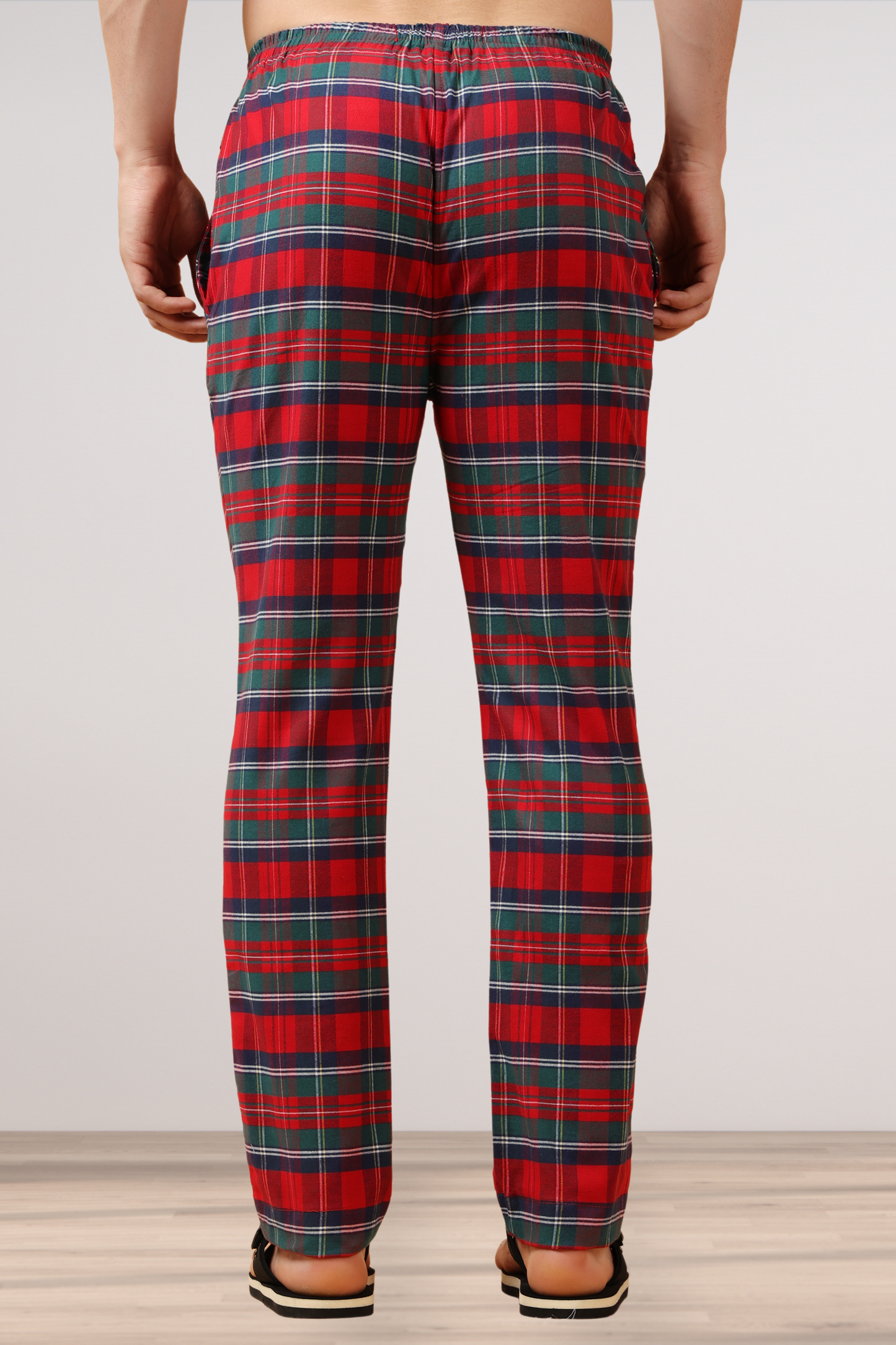 Candy Red Poplin Cotton Pajama