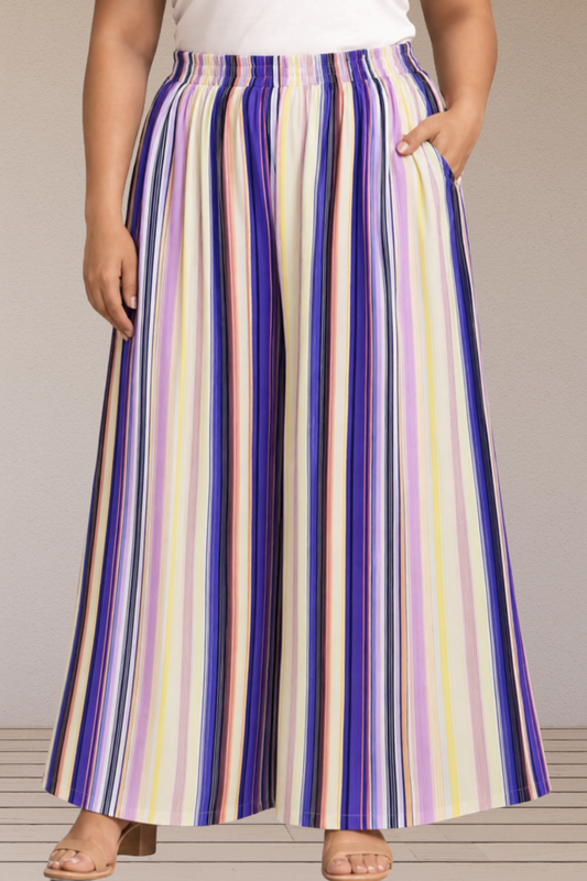 Candy Stripe Rayon Lounge Pants