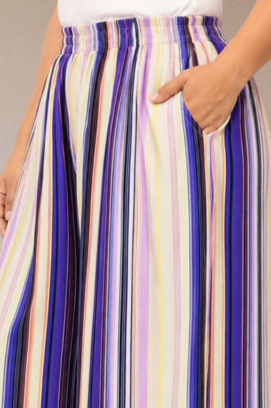 Candy Stripe Rayon Lounge Pants