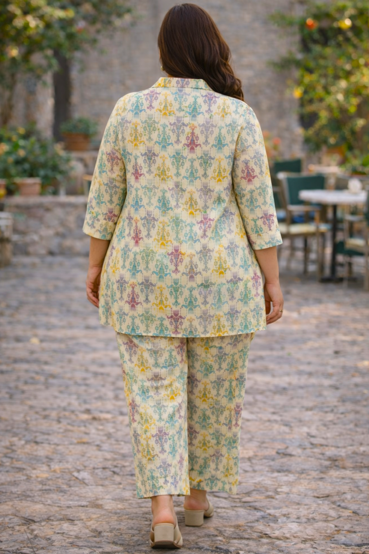 Caramel Carnival Muslin Co-ord Set
