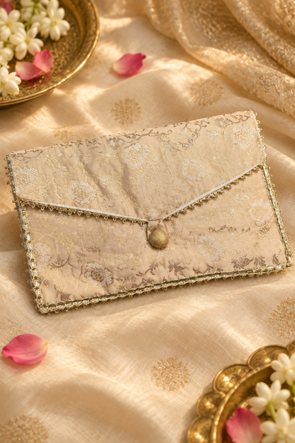 Champagne Handcrafted Shagun Envelope