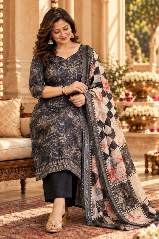 Chandani Raat Floral Suit Set