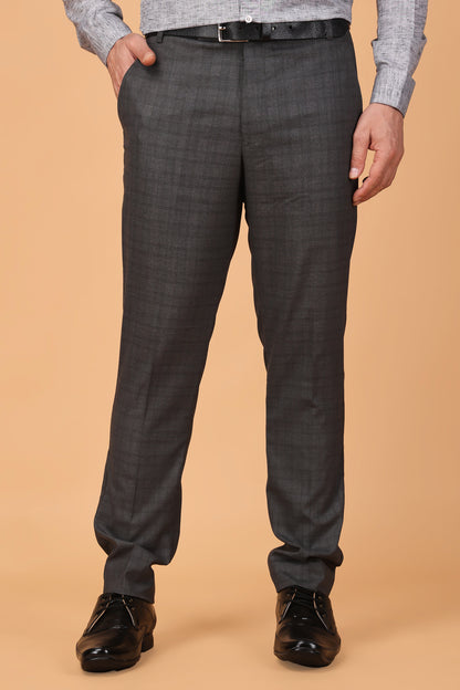 Mens Checked Trousers