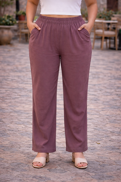 White Sugar Regular Fit Palazzo