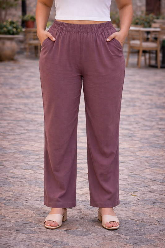 White Sugar Regular Fit Palazzo