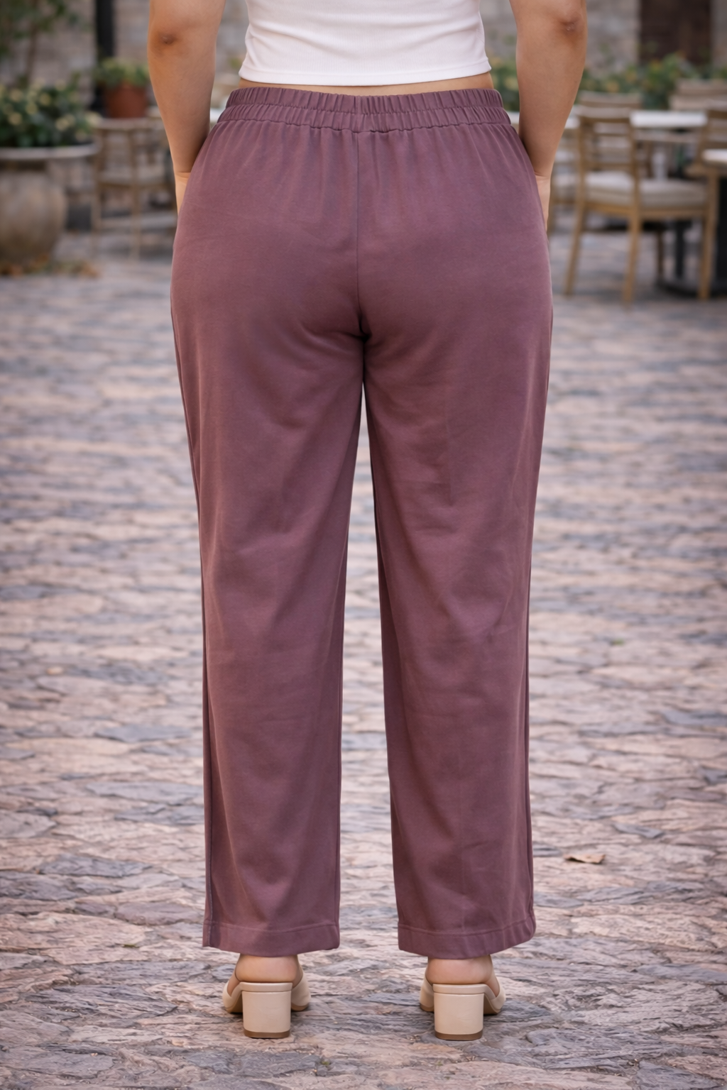 White Sugar Regular Fit Palazzo
