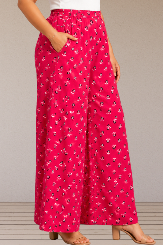 Cherry Bloom Rayon Lounge Pants