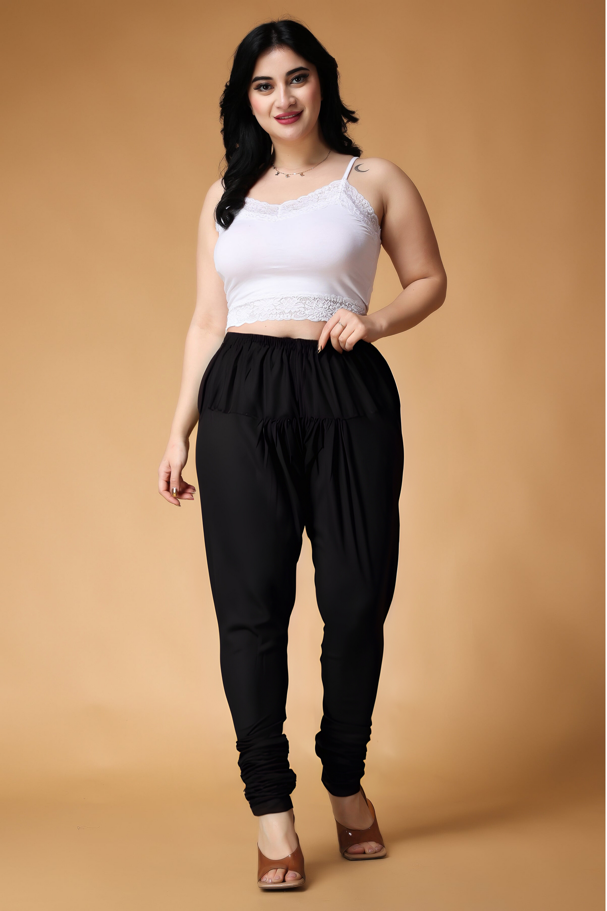 Buy Plus Size Cotton Churidar Pants Apella The XS to 10XL Store