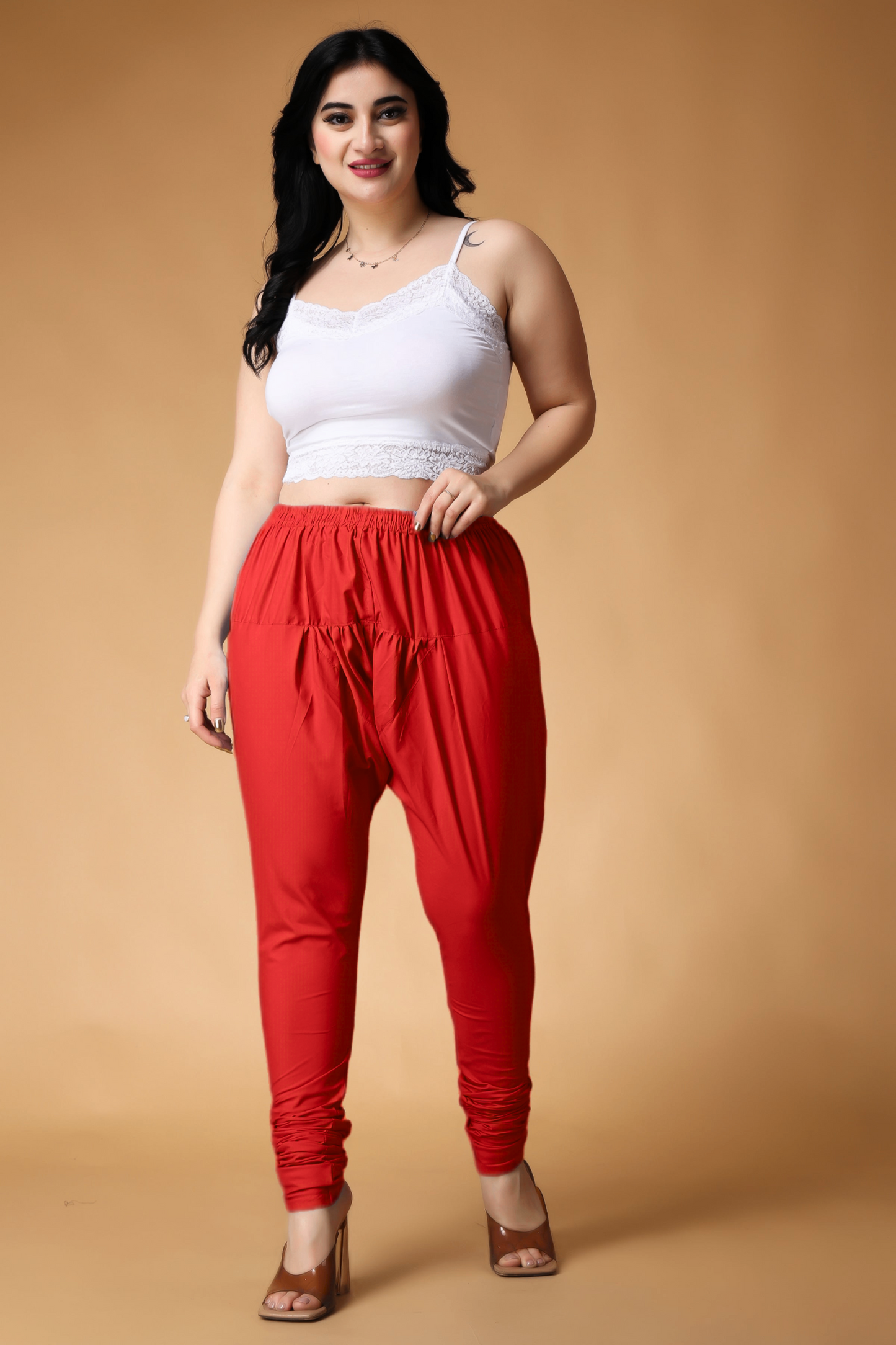 Buy Plus Size ​Rayon Churidar Pants At Apella | Sizes XS to 10 XL | India | Free Delivery | Customized